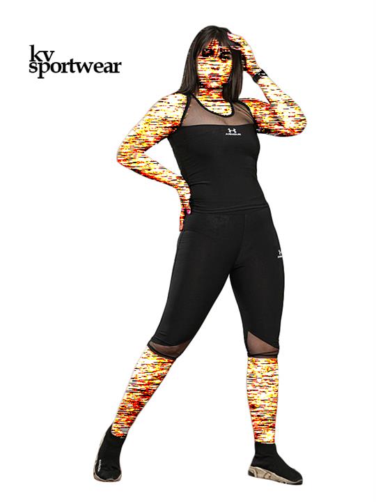 ست تاپ شلوارک ورزشی زنانه Under armour